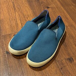 Rothy's Teal Slip-On Loafers